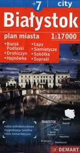 Białystok +7 plan miasta 1:17 000 - Księgarnia Niemcy (DE)