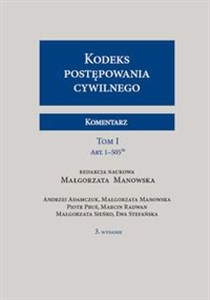 Kodeks postępowania cywilnego Komentarz Tom 1-2