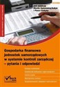 Gospodarka finansowa jednostek samorządowych w systemie kontroli zarządczej