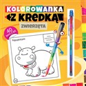 Kolorowanka z kredką Zwierzęta