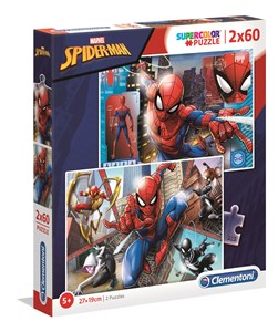 Puzzle 2x60 SuperColor Spider-Man