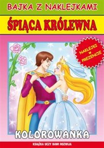 Śpiąca Królewna Bajka z naklejkami