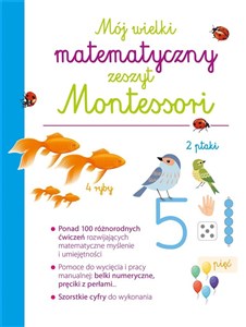 Mój wielki matematyczny zeszyt Montessori  - Księgarnia UK