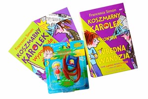 Koszmarny Karolek kontra Wredna Wandzia Dwie zupełnie nowe książki + zabawka gratis !Ogromne wijące się dżdżownice - Księgarnia Niemcy (DE)