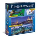 Puzzle Mania Zestaw 2x1000  + mata 