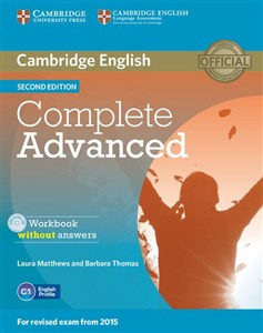 Complete Advanced Workbook without Answers with Audio CD - Księgarnia Niemcy (DE)