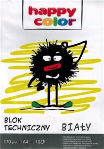 Blok techniczny A4 10 kartek Happy Color