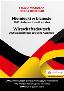 Niemiecki w biznesie 2000 niezbędnych zdań i wyrażeń Książka z kursem audio - Księgarnia Niemcy (DE)