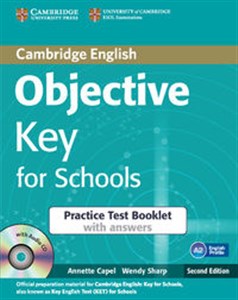 Objective Key for Schools Practice Test Booklet with answers + CD