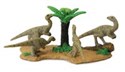 Figurki dinozaurów + drzewo - 