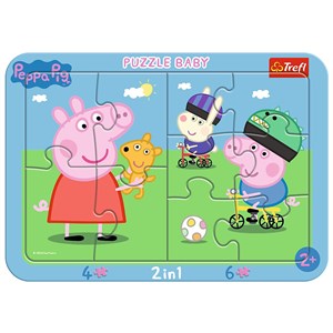 Puzzle Baby ramkowe Wesoła Świnka Peppa 10