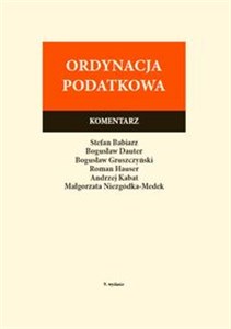 Ordynacja podatkowa Komentarz - Księgarnia Niemcy (DE)