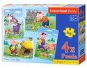 4x1 Puzzle Three Little Pigs