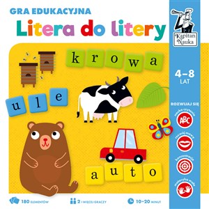 Litera do litery. Gra edukacyjna 4-8 lat - Księgarnia UK