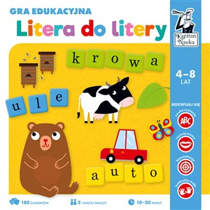 Litera do litery. Gra edukacyjna 4-8 lat