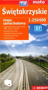 Świętokrzyskie TIR mapa samochodowa