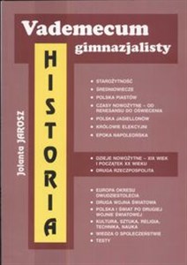 Vademecum gimnazjalisty Historia - Księgarnia Niemcy (DE)