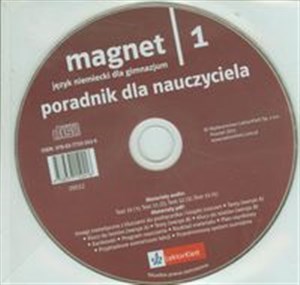 Magnet 1 Język niemiecki Poradnik dla nauczyciela CD Gimnazjum