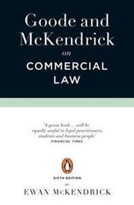 Goode and McKendrick on Commercial Law 6th Edition