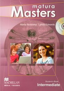 Matura Masters Intermediate Student's Book + CD Poziom B1/B2 Szkoła ponadgimnazjalna