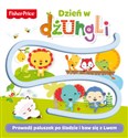 Fisher Price Dzień w dżungli prowadź paluszek po śladzie i baw się z Lwem