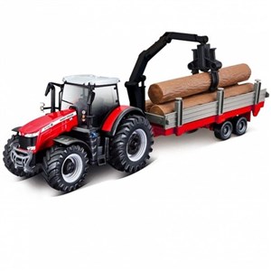 Farm Tractor Fergusson 8740S + przyczepa BBURAGO - Księgarnia UK