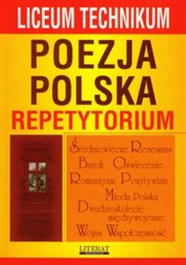 Poezja Polska repetytorium Liceum, technikum