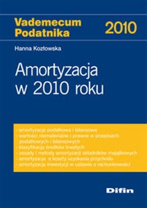 Amortyzacja w 2010 roku - Księgarnia UK