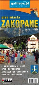 Plan miasta - Zakopane 1:11 500 - Księgarnia Niemcy (DE)